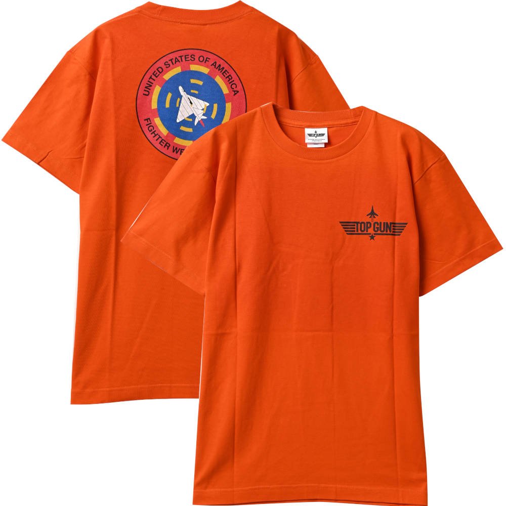 TOP GUN トップガン (アイスマン追悼 ) - ファイターウエポンスクール / バックプリントあり / Tシャツ / メンズ - PGS